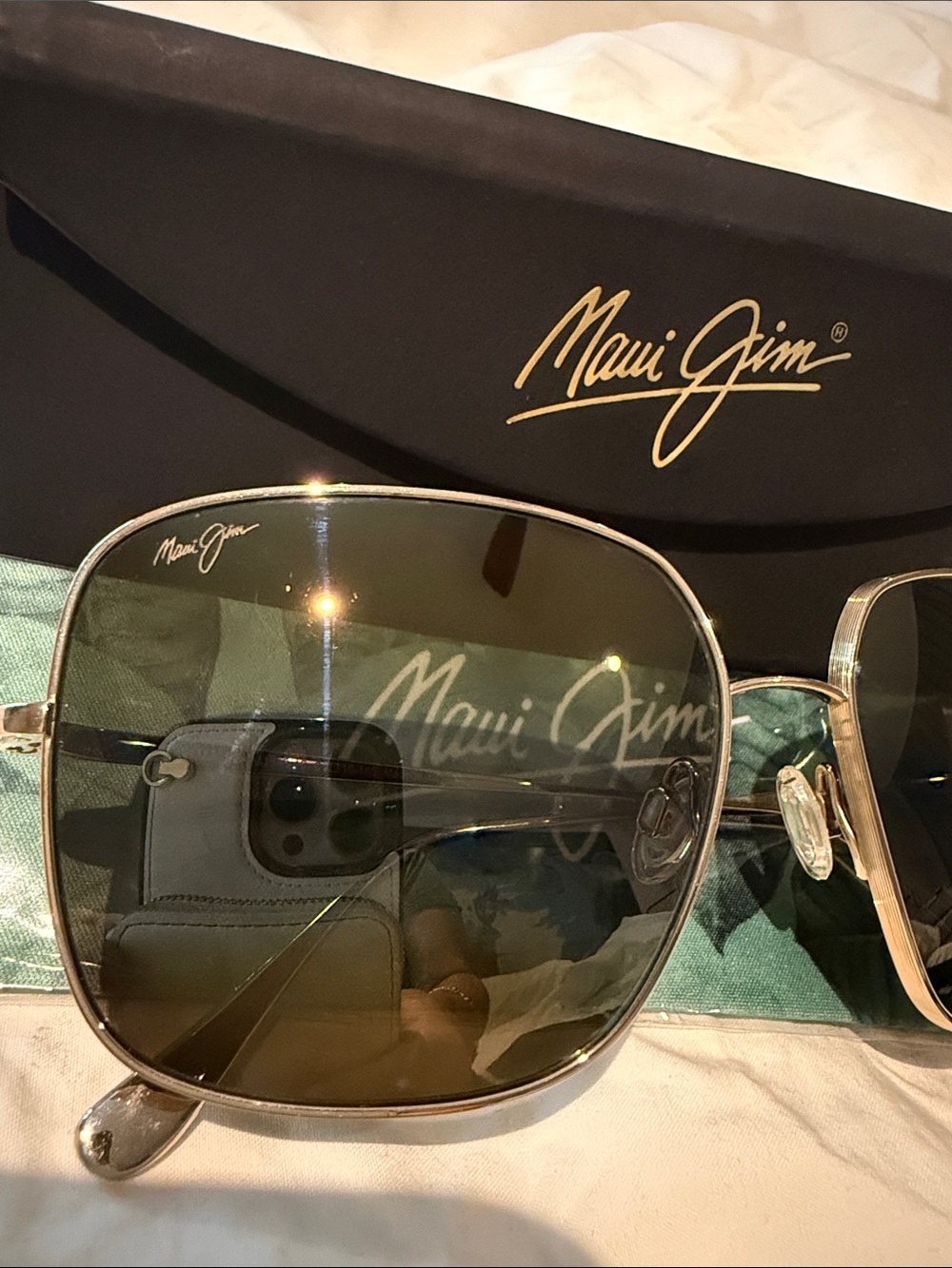 Maui Jim TRITON Polarized titanium sunglasses - Picture 2 of 5